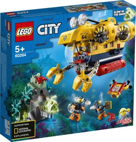 LEGO® City 60264 - Óceáni kutató tengeralattjáró