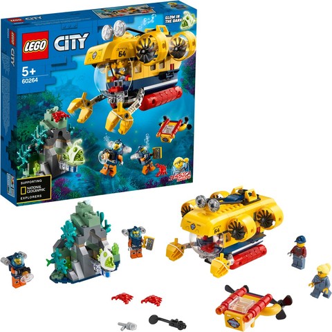 LEGO® City 60264 - Óceáni kutató tengeralattjáró