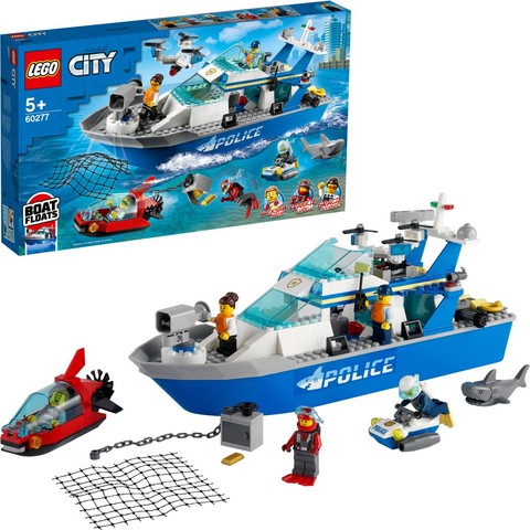 LEGO® City 60277 - Rendőrségi járőrcsónak