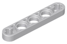 Világos Kékesszürke 1x5 Technic Emelőkar