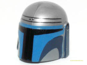Ezüst Jango Fett sisak