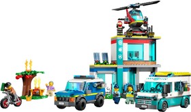 LEGO® City 60371 - Mentő járművek központja