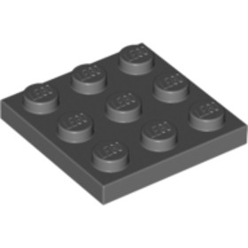 Sötét Kékesszürke 3x3 Lap