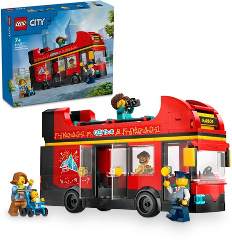 LEGO® City 60407 - Piros emeletes turistabusz