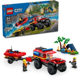 4x4 Tűzoltóautó mentőcsónakkal