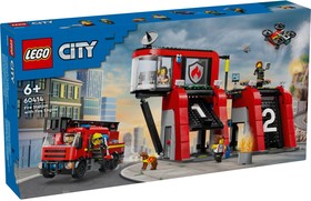 LEGO® City 60414 - Tűzoltóállomás és tűzoltóautó