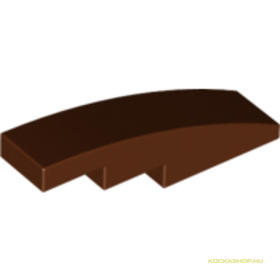 Vöröses barna 1X4 Ívelt Elem