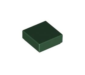 Sötétzöld 1x1 Csempe Elem