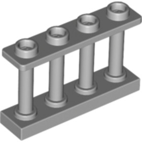 Világos kékes-szürke 1X4X2 Kerítés