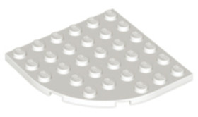 Fehér 6x6 sarok panel