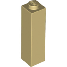 Bézs 1x1x3 Oszlop Elem