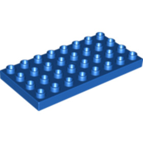 DUPLO Kék 4x8 Laposelem