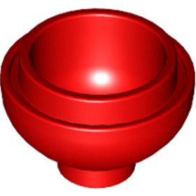 Piros 2x2 Félgömb alsórész