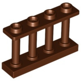Vörösesbarna 1X4X2 Kerítés