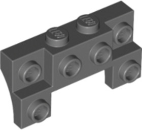 Sötétkékesszürke 1x2x2/3 Ütköző