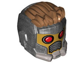 Sötét Gyöngyszürke Star-Lord Sisak/Fejrész