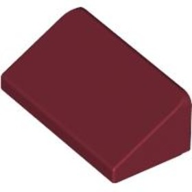 Sötétpiros 1X2X2/3 Tetőelem