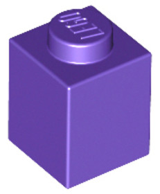 Sötét lila 1X1X1 Kocka
