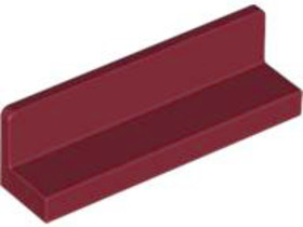 Sötét piros 1x4 Falelem