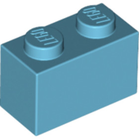 Közép azur 1X1X2 Elem