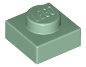 Homok zöld 1X1 Lapos Elem