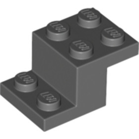 Sötét Kékesszürke 3 x 2 x 1 1/3 Lépcsős Elem