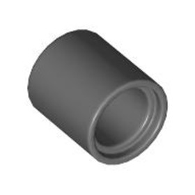 Sötét Kékes-szürke 1x1 Technic Toldó
