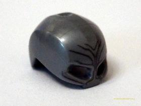 Matt Ezüst Minifigura Sisak