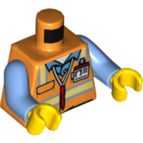 Narancssárga Minifigura Felsőrész