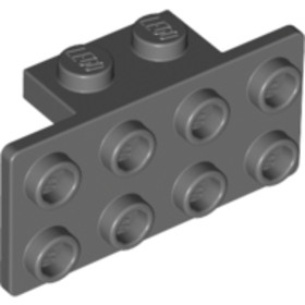 Sötét Kékesszürke 1x2 / 2x4 Sarokelem