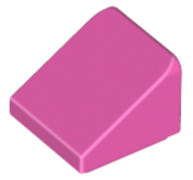 Sötétrózsaszín 1X1X2/3 Tetőelem