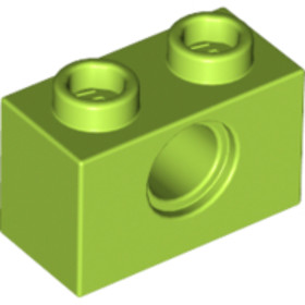 Lime Technic 1X2 Elem, Lyukkal