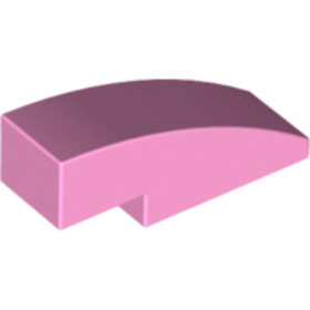 Világos Rózsaszín 1x3 Íves Elem