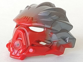 Bionicle Tűzmaszk (Unity) márványozott lapos ezüst mintával