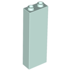 Halvány aqua 1 x 2 x 5 Fal elem