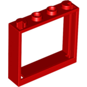 Piros 1x4x3 Ablakkeret