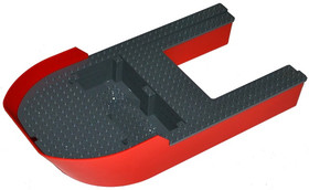 Piros 40x20x7 Hajóalap