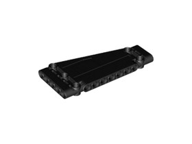 Fekete 5x11x1 technic szárny
