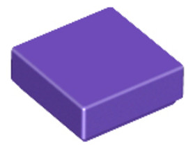 Sötétlila 1x1 Csempe Elem