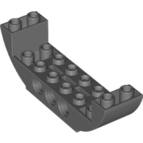 Sötét Kékesszürke 2X8X2 Inverz Tető  Elem