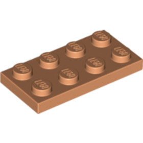 Testszínű 2x4 Lapos Elem
