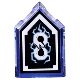 Átlátszó Lila 2x3 Módosított Csempe - Nexo Knights
