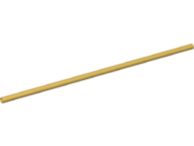 Gyöngyházarany tömlő 3mm D. 16L / 12.8cm 85532