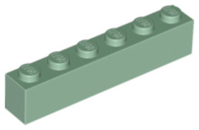 Homok zöld 1X1X6 Elem