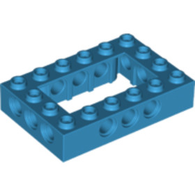 Sötét Azúr 4 x 6 közepén 2 x 4 üreggel