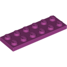 Magenta 2X6 Lapos Elem