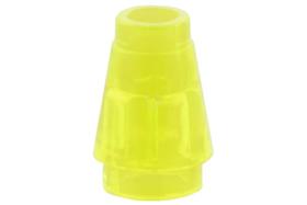 Átlátszó Neonzöld 1X1 Kúp Elem