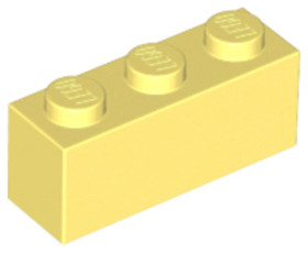 Halvány sárga 1X1X3 Elem