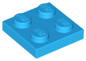 Sötétazúr 2x2 lap