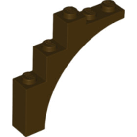 Sötétbarna 1x5x4  Áthidaló Elem